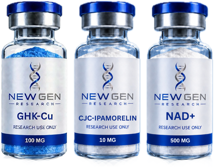 Research peptide vial